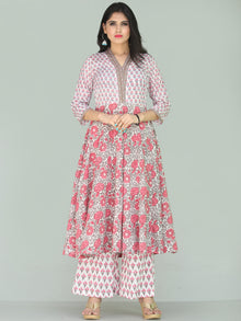 Jashn Arnaz - Set of Anarkali Kurta Palazzo & Dupatta - KS33BSXXXWD