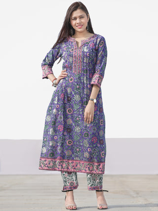 Nayab Ada - Set of Kurta Pants & Dupatta - KS46A2531D