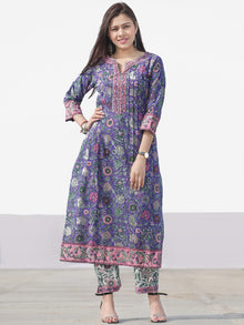 Nayab Ada - Set of Kurta Pants & Dupatta - KS46A2531D