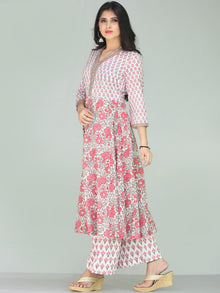 Jashn Arnaz - Set of Anarkali Kurta Palazzo & Dupatta - KS33BSXXXWD