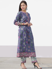 Nayab Ada - Set of Kurta Pants & Dupatta - KS46A2531D