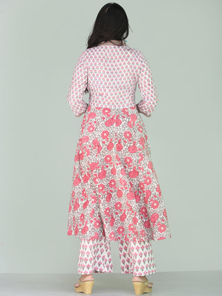 Jashn Arnaz - Set of Anarkali Kurta Palazzo & Dupatta - KS33BSXXXWD