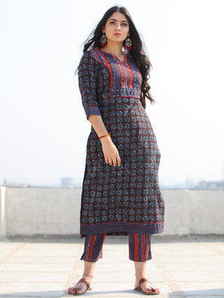 Bahaar Najah - Set of Kurta Pants & Dupatta - KS60K2066D