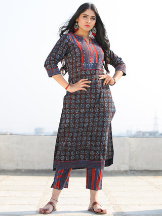 Bahaar Najah - Set of Kurta Pants & Dupatta - KS60K2066D