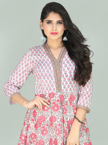 Jashn Arnaz - Set of Anarkali Kurta Palazzo & Dupatta - KS33BSXXXWD