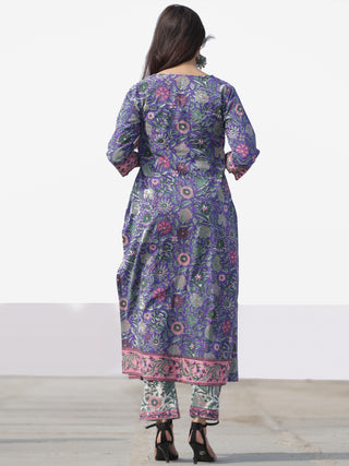 Nayab Ada - Set of Kurta Pants & Dupatta - KS46A2531D