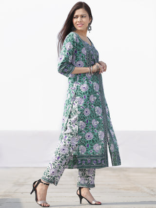 Nayab Saiara - Set of Kurta Pants & Dupatta - KS78G2532D