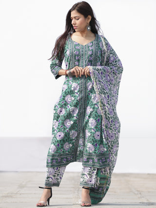 Nayab Saiara - Set of Kurta Pants & Dupatta - KS78G2532D