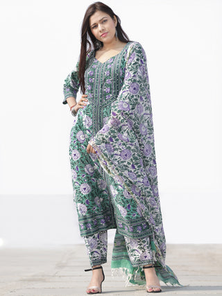 Nayab Saiara - Set of Kurta Pants & Dupatta - KS78G2532D