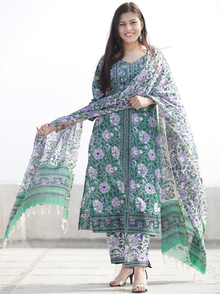 Nayab Saiara - Set of Kurta Pants & Dupatta - KS78G2532D