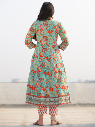 Jashn Sahat - Set of Anarkali Kurta Pants & Dupatta - KS29F2400D