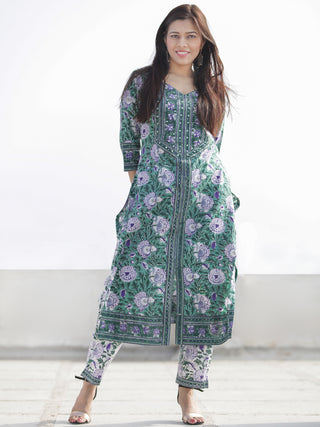 Nayab Saiara - Set of Kurta Pants & Dupatta - KS78G2532D