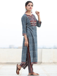 Bahaar Naazila - Set of Kurta Pants & Dupatta - KS147A2453D