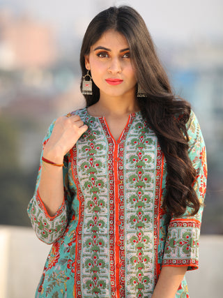 Jashn Sahat - Set of Anarkali Kurta Pants & Dupatta - KS29F2400D