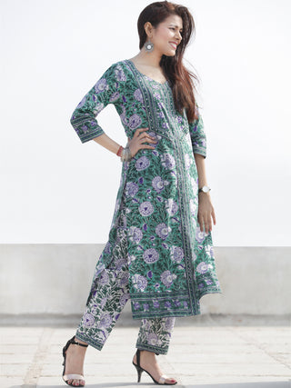 Nayab Saiara - Set of Kurta Pants & Dupatta - KS78G2532D