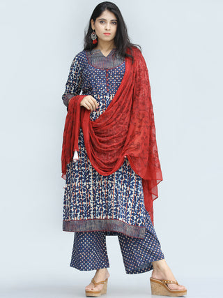 Bahaar Ibda - Set of Kurta Palazzo & Dupatta - KS47A2134D