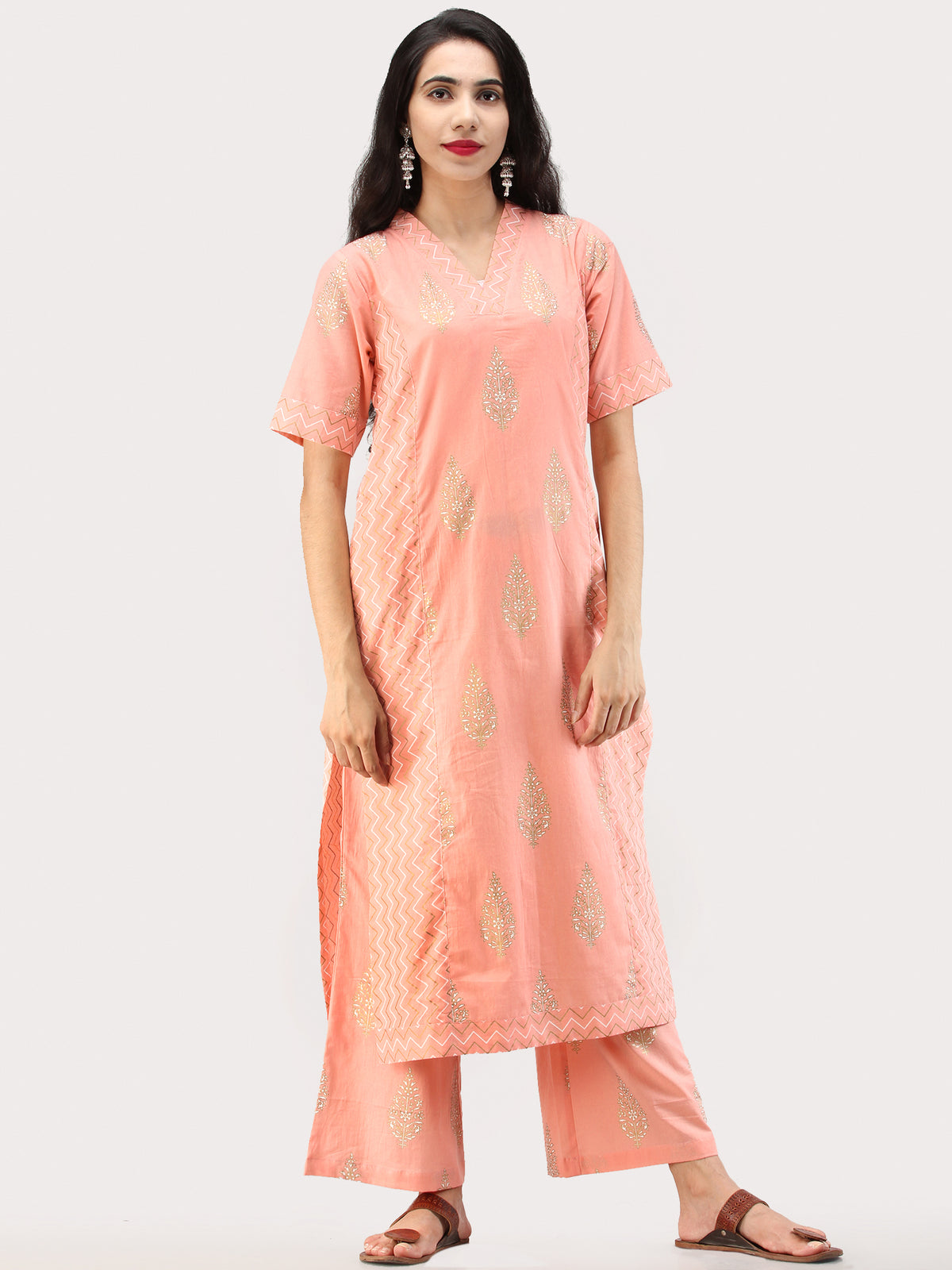 Rangrez Samreena - Cotton Palazzo - KP01F2285