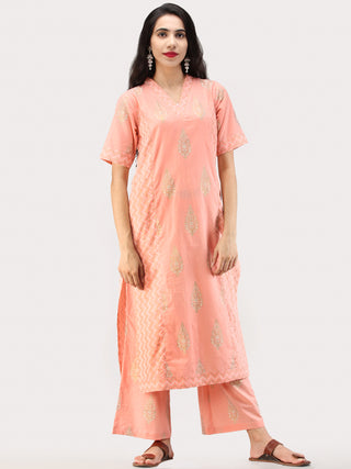 Rangrez Samreena - Set of Kurta Palazzo & Dupatta - KS01F2285D