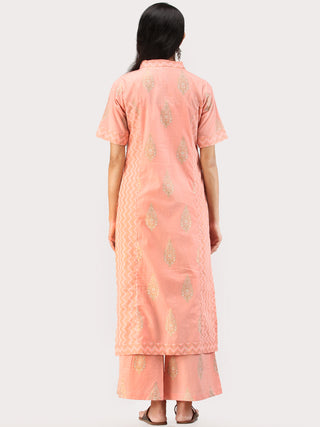 Rangrez Samreena - Set of Kurta Palazzo & Dupatta - KS01F2285D