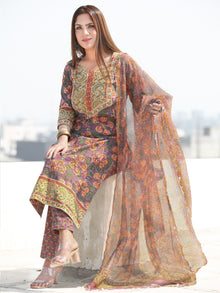 Utsav Ibda - Kurta Pants & Kota Doria Dupatta  - KS47T2591D