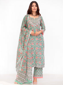 Harit Rivaaz Set Of Kurta Pant Dupatta