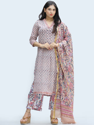 Rangrez Parizaad - Set of Kurta Palazzo & Dupatta - KS59A2330D