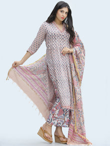Rangrez Parizaad - Set of Kurta Palazzo & Dupatta - KS59A2330D