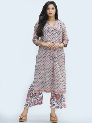 Rangrez Parizaad - Set of Kurta Palazzo & Dupatta - KS59A2330D