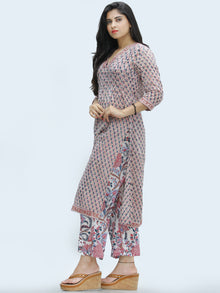 Rangrez Parizaad - Set of Kurta Palazzo & Dupatta - KS59A2330D