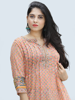 Rangrez Rafya - Set of Kurta Palazzo & Dupatta - KS46B2312D