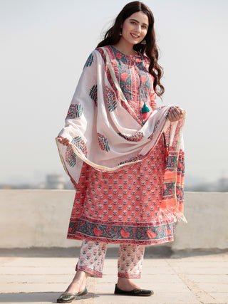 Zohra Madiha -  Chanderi Silk Dupatta - KD25K2511