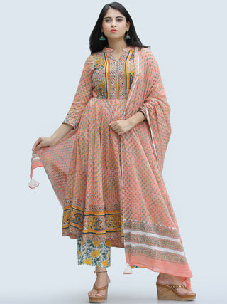 Rangrez Feiyaz - Set of Anarkali Kurta Palazzo & Dupatta - KS25E2312D