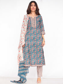 Megha Parizaad Set Of Kurta Pant Dupatta