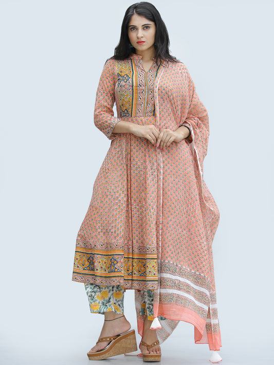 Rangrez Feiyaz - Set of Anarkali Kurta Palazzo & Dupatta - KS25E2312D