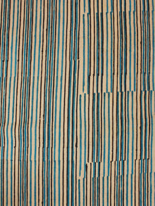 Multi Color Natural Dyed Hand Block Printed Cotton Fabric Per Meter - F0916314