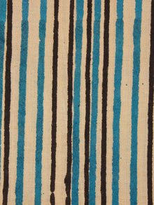Multi Color Natural Dyed Hand Block Printed Cotton Fabric Per Meter - F0916314
