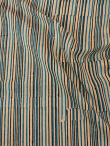 Multi Color Natural Dyed Hand Block Printed Cotton Fabric Per Meter - F0916314