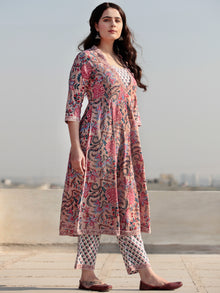 Zohra Rabiqa - Set of Anarkali Kurta Pants & Dupatta - KS110A2515D