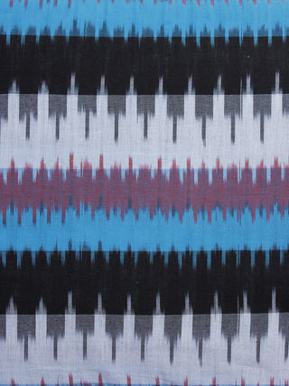 Multi Color Pochampally Hand Woven Ikat Fabric Per Meter - F002F978