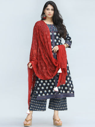Bahaar Samera - Set of Kurta Palazzo & Dupatta - KS48A2139D