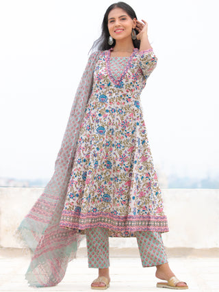 Nayab Fiza  - Kurta Pants & Kota Dupatta - KS28A2555D