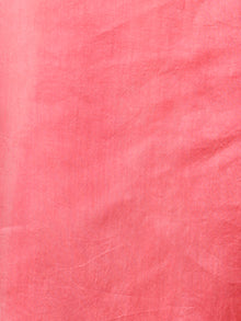 Pink Ivory Hand Block Printed Chanderi Silk Saree With Geecha Border - S031702997