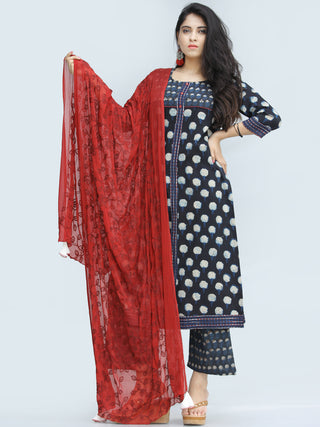 Bahaar Samera - Set of Kurta Palazzo & Dupatta - KS48A2139D