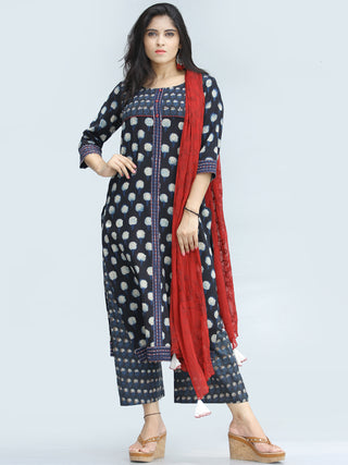 Bahaar Samera - Set of Kurta Palazzo & Dupatta - KS48A2139D