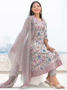 Nayab Fiza  - Kurta Pants & Kota Dupatta - KS28A2555D