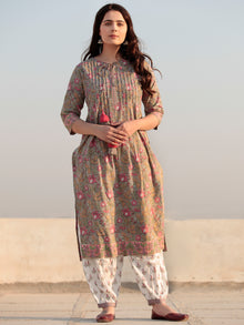 Zohra Naina - Set of Straight Kurta Salwar & Dupatta - KS140B2503D