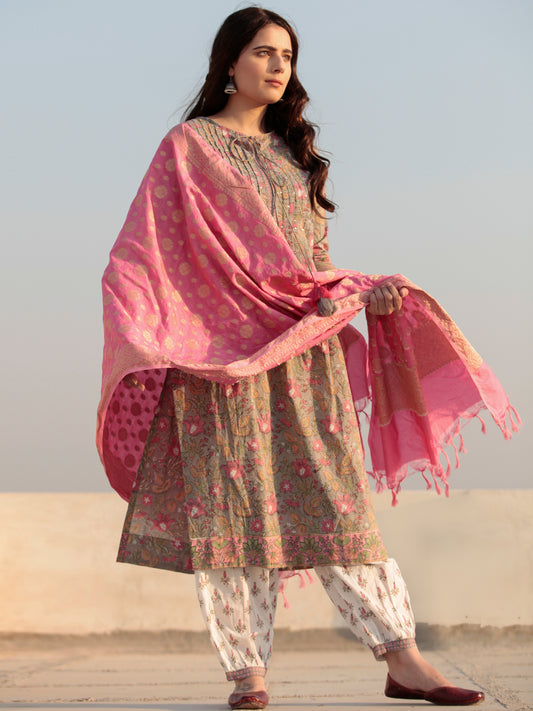 Zohra Abeeha -  Banarsee Dupatta - KD140C2503