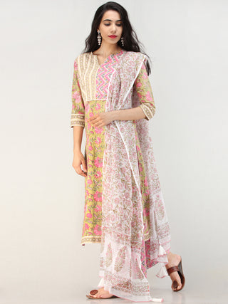 Rangrez Nahiza - Set of Kurta Palazzo & Dupatta - KS61A2309D