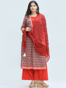 Bahaar Panra - Set of Kurta Palazzo & Dupatta - KS49A2006D