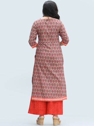Bahaar Panra - Set of Kurta Palazzo & Dupatta - KS49A2006D